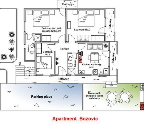 Apartment Bozovic Orebić Oda fotoğraf